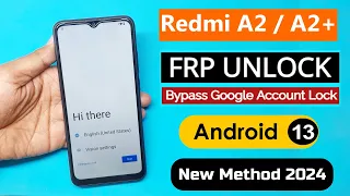 Redmi A2/A2+ FRP Bypass Android 13 2024 | Redmi A2+ Frp Bypass Android multi tool | Redmi A2 FRP