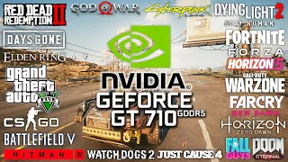 GeForce GT 710 GDDR5 in 2022 - Test in 25 Games