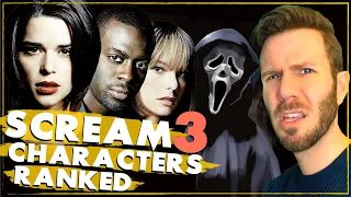 SCREAM 3 CHARACTERS RANKED | All 15 Characters from Scream 3 (2000) Ranked Worst to Best