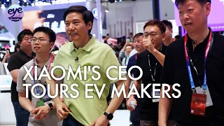 Xiaomi CEO Lei Jun tours leading Chinese EV makers at 2024 Beijing Auto Show