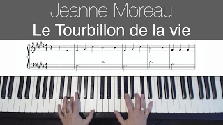 Le Tourbillon de la vie - J. Moreau - Piano + sheet music