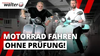 Motorrad fahren ohne Prüfung? | B196 Führerschein für Autofahrer