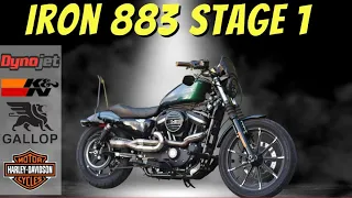 How Fast is a Harley Davidson Sportster Iron 883 (Stock vs. Stage 1)