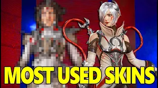 Top 10 MOST USED Legendary Skins In Apex Legends