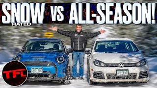 What's Better In The Snow — AWD with All-Seasons Or FWD With Snow(ish) Tires?