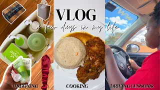 VLOG: Driving lessons, Running errands, Unboxing + Hauls, Cooking & More