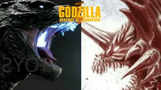 Godzilla 3 Godzilla meets destoroyah scene fan made