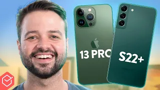 GALAXY S22 PLUS vs. iPhone 13 PRO // qual dos dois LEVA A MELHOR?? (Passei 1 SEMANA com eles!)