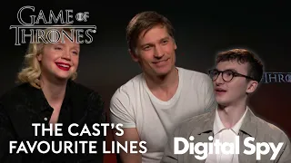 Game of Thrones cast reveal their favourite EVER lines