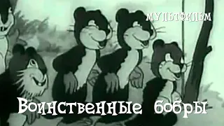 Воинственные бобры (1939) Мультфильм Дмитрия Бабиченко, Александра Белякова