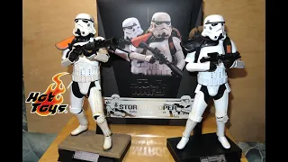 1/6 Hot Toys Star Wars ROGUE ONE STORMTROOPER COLLECTIBLE FIGURE SET 2 pack! SANDTROOPER