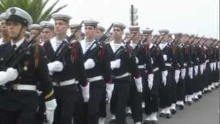 Cérémonie Défilé Ecole Fusiliers Marins CONCARNEAU 5 OCTOBRE 2012