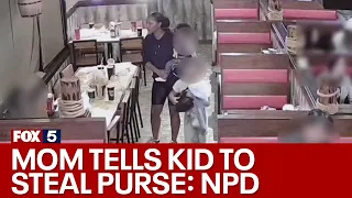 Mom accused of using child to steal purse | FOX 5 News