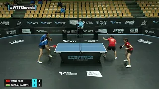 Liu Weishan/Wang Yidi vs Archana Girish Kamath/Manika Batra | WTT Contender Laško 2021 | WD | SF