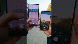 iPhone 13 VS OnePlus 8 Pro Camera Zoom Test #iphone13 #shorts