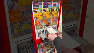 Trying to Find the RARE Pokémon Card at the Vending Machine! #shorts