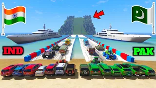 India Vs Pakistan | Gta 5 Indian Cars Vs Pakistan Cars Snow Climbing Challenge | Gta 5 Gameplay