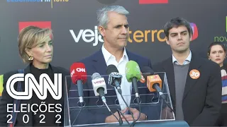 Felipe D'Avila fala a repórteres antes do início do debate entre presidenciáveis | CNN 360°