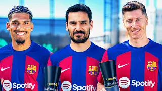 ARAUJO, GÜNDOGAN & LEWANDOWSKI included in 'TEAM OF THE SEASON' | FC Barcelona training 🔵🔴