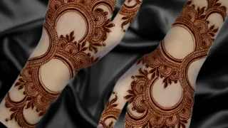 Attractive Back Hand Simple Arabic Mehndi Designs For Begginer ll New Easy Arabic Mehndi Designs