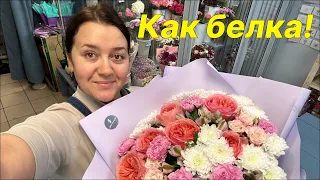 🌷 Работа флориста | Магазин и теплица | Сборка букетов