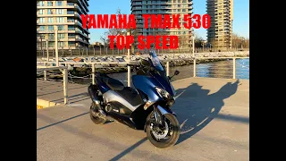 YAMAHA TMAX 530 Top Speed Run