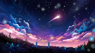 Midnight Lofi ~ Night sky forest ~  [lofi / jazzhop / chillhop mix] ~ chill beats to relax