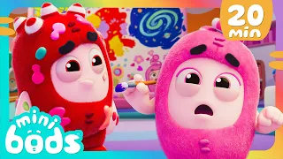 Un cuadro gigante | Caricaturas | Videos Graciosos Para Niños | Oddbods