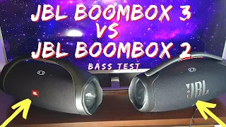 JBL Boombox 3 VS JBL Boombox 2 CRAZY Bass Test