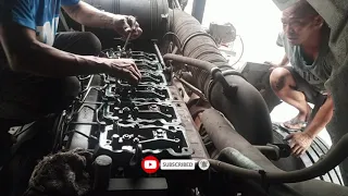 HOWO ENGINE TUNE UP TUTORIAL VALVE CLEARANCE ADJUSTMENT