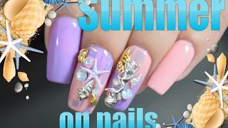 SUMMER NAILS WITH OMBRE AND CHARMS | Red Iguana | April Ryan