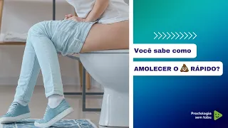 Como amolecer o cocô rápido! Você sofre com constipação intestinal?