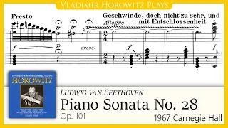 Beethoven: Piano Sonata No. 28, Op. 101 [Horowitz 1967]