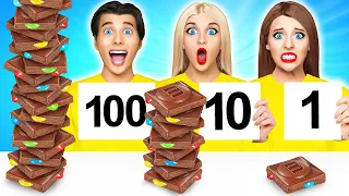 100 Layers of Food Challenge 100 개의 음식 층 Multi DO 다 마