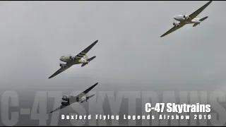 C-47 Skytrains - Duxford Flying Legends Airshow 2019