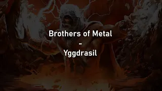 Brothers of Metal - Yggdrasil | Unofficial Lyrics Video