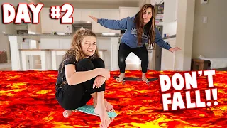 LAST TO LEAVE THE SKATEBOARD WINS!! FLOOR IS LAVA!! **HILARIOUS** | JKREW