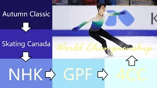 [60fps]Yuzuru Hanyu 羽生結弦Hope & Legacy FS Comparison