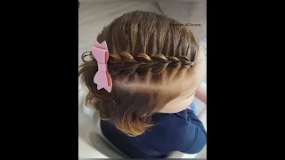 trendy toddler baby girls hair style for all events🤩2024# give new look to hair🤩