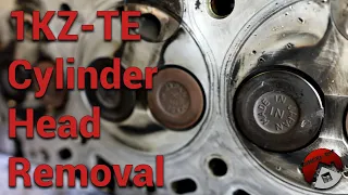 How to Remove a 1KZ-TE Cylinder Head (HD) | 1KZ HILUX REBUILD EP01