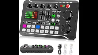 Sound card mixer and audio interface (F998) Unboxing