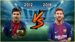 2012 Messi 🆚 2018 Messi💪(Barcelona)