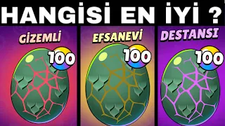 TÜM CANAVAR YUMURTALARINDAN 100 TANE AÇTIM EN İYİSİ HANGİSİ ?? BRAWL STARS