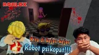 Di kejar-kejar guru robot psikopat!!! - Roblox escape miss ani tron's Indonesia