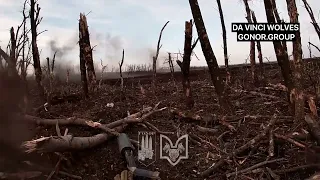 "Вовки ДаВінчі" показали бій за останню дорогу на Бахмутвовки