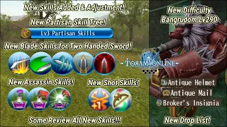 Toram Online - Some Review About New Skills & Adjustment! | New Difficulty Coffee Bangrudom Lv290!