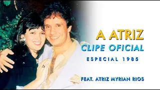 Roberto Carlos - A Atriz - (Clipe Oficial 1985) Feat. Atriz Myrian Rios