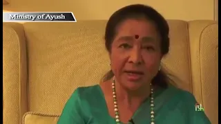 Importance of Yog by Smt Asha Bhosle Ji. (From Ministry of Ayush)