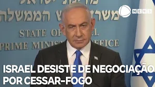 Israel desiste de negociação por cessar-fogo com Hamas