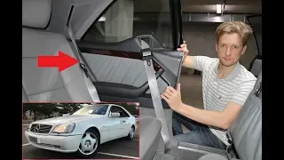 Mercedes-Benz C140 coupe (1996-1999) rear trim removal instructions